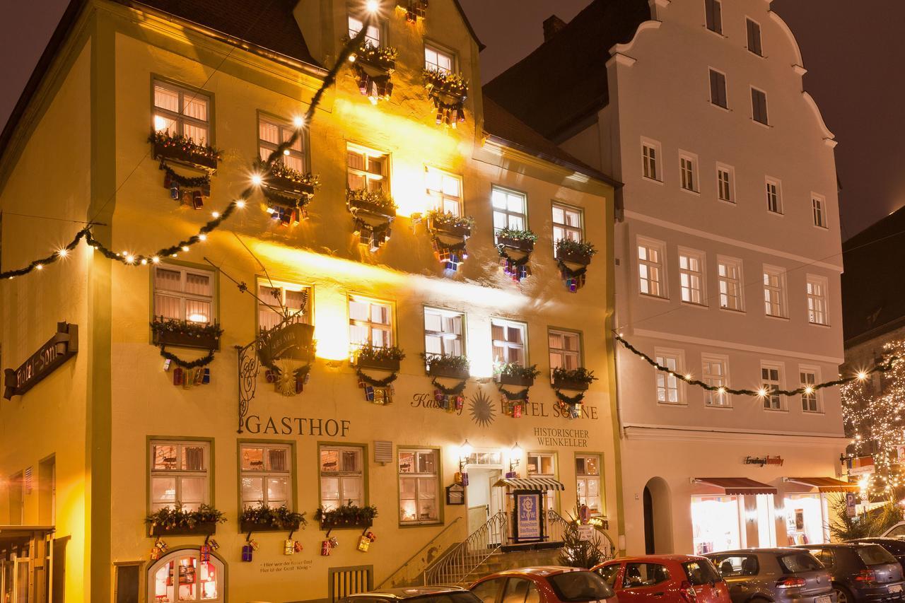Kaiserhof Hotel Sonne Nördlingen Exteriör bild